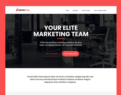 Pivot CMO Website