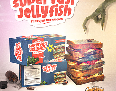 Gorillaz - Superfast Jellyfish Food Packaging