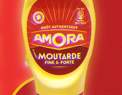 Publicité fictive moutarde Amora