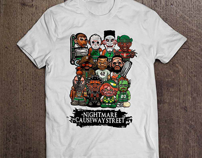 Boston Celtics A Nightmare On Causeway Street shirt
