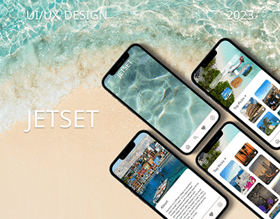 JETSET Travel App UI/UX Design