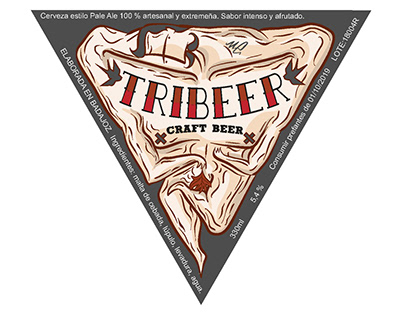 Label for beer TRIBEER