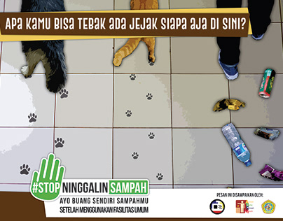 Posters for Social Campaign "Stop Leaving your Rubbish"