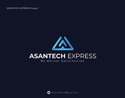 Asantech Express - Technology Company Logo Design