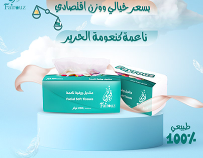 Design of a paper towel advertisement for social media