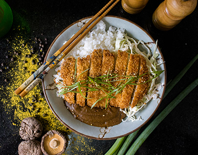 Food Styling - Tonkatsu Curry