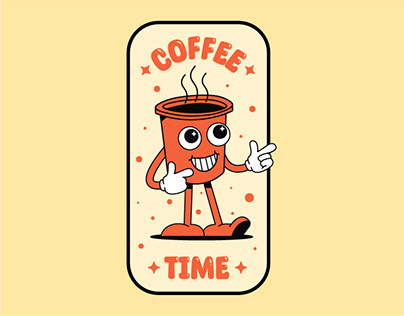 Animated sticker - Coffee time