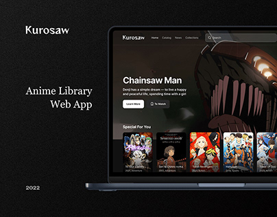 Project thumbnail - Kurosaw – Anime Streaming Web App