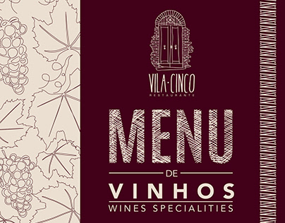 Carta de Vinhos - Vila Cinco Restaurantes