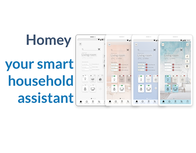 Homey - Smart Home Connect App - UX Design Task