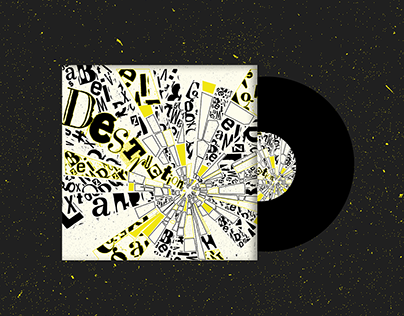 Vinyl design for Punk music