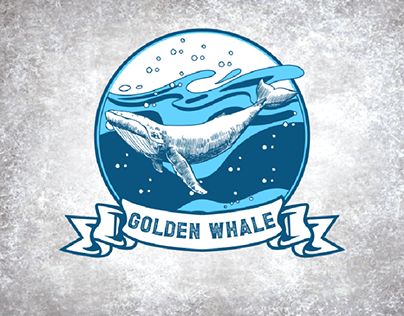 whale fish logo
