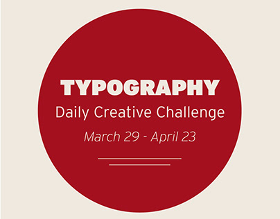 Daily Creative Challenge March 29 - April 23
