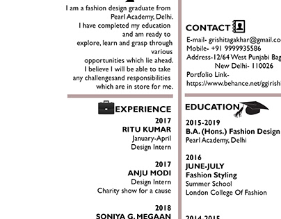 Resume for Students