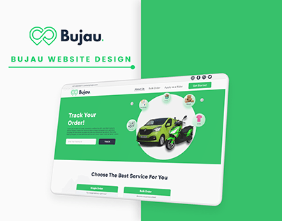 BujauSewa - Web Page For Logistic Delivery Service
