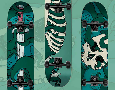 Skateboard deck design | Illustration