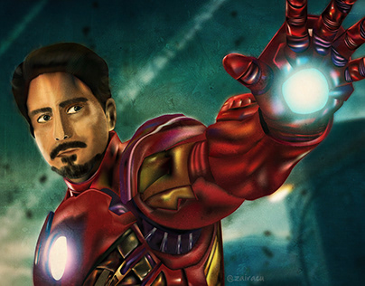 Iron Man Vector Illustration