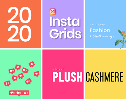 Project thumbnail - Plush Cashmere - Instagram Grids & Ads
