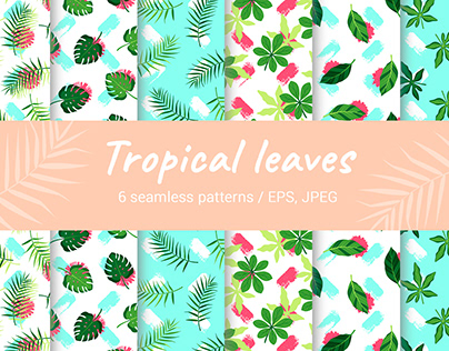 Tropical seamless patterns.