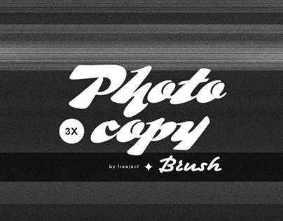 Free download 3x Photocopy Texture Photoshop Brush