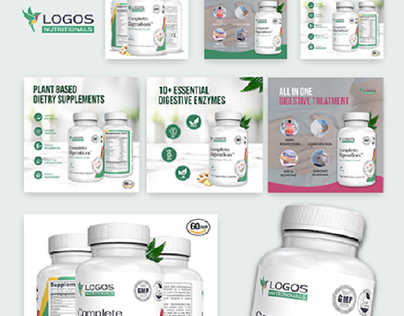 Amazon Supplements Product Listing Design