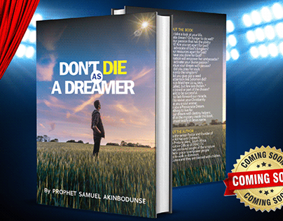 "DONT DIE AS A DREAMER" BOOK COVER