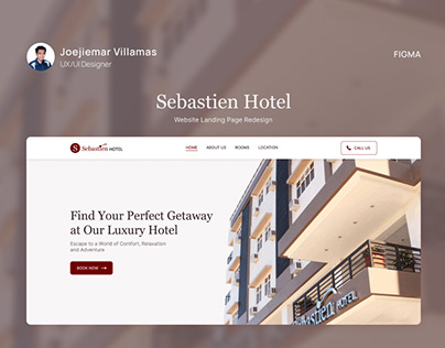 Sebastien Hotel | Website Redesign
