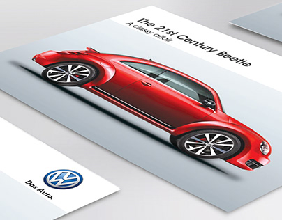A4 Card Brochure - Volkswagen Beetle