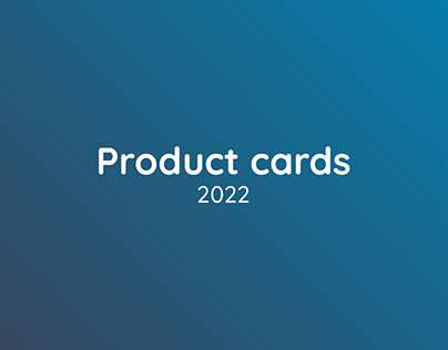 Product Cards 2022