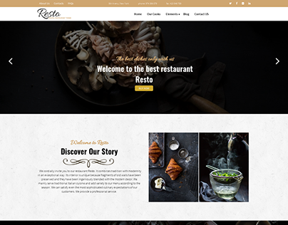 Resto - Drupal Restaurant Theme