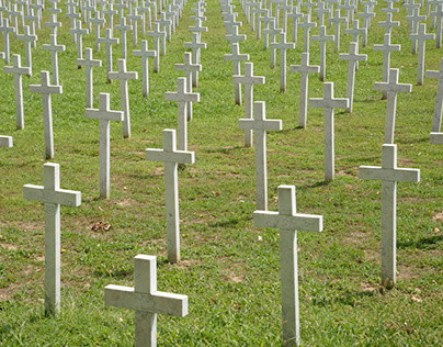 In Vukovar, the Memorial Cemetery of the victims