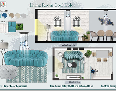 Cool Palette/Living Room