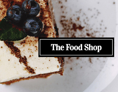 Food Shop Landing Page with elementor