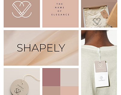Brand Identity for Shapely, A clothing brand