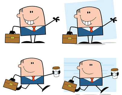 Businessman Cartoon Character