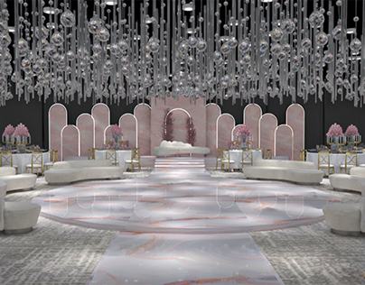 Ballroom, Crystal Wedding Hall design.