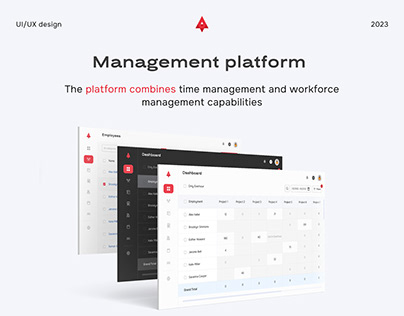 Management platform | UI/UX concept | ERP&SRM