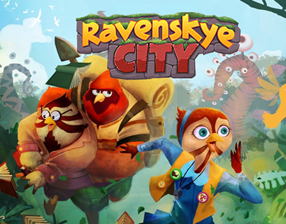 RavenSkye City Concept Art