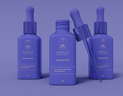 COSMETIC BRAND IDENTITY | POMPOUS