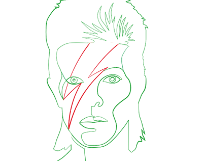 Bowie Lineart