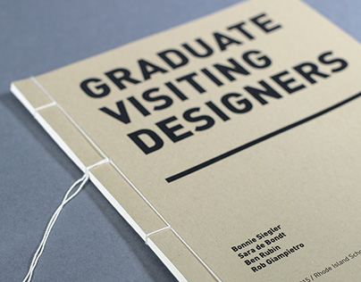 Graduate Visiting Designers Process Book