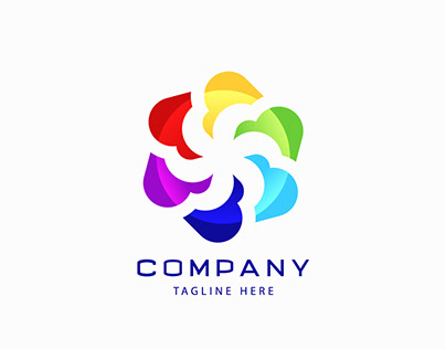 Colorful logo - Abstract circle logo