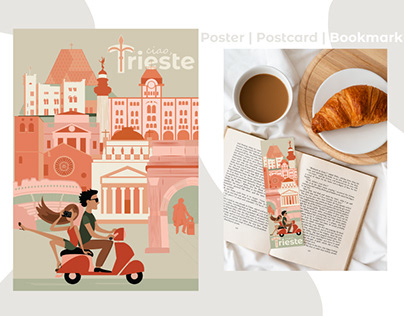 Set of illustrations for book store