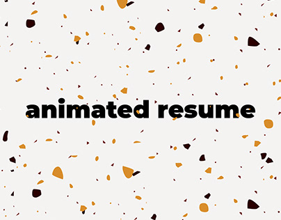 Animated Resume Motion Graphic