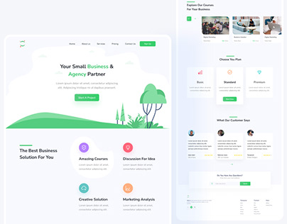Agency LAnding Page