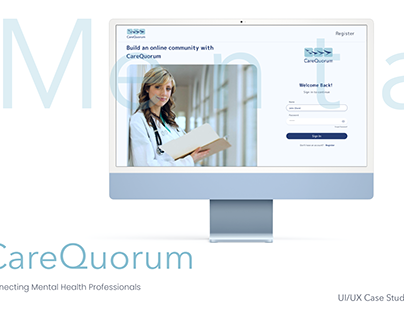 UI/UX Case study - Care Quorum