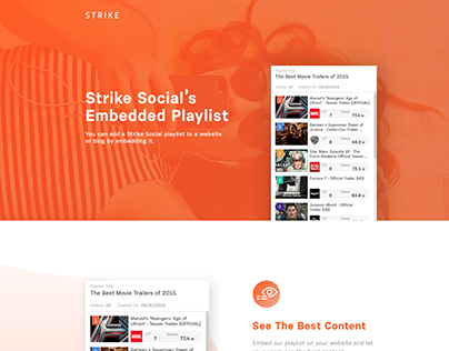 Strike Social’s Embedded Playlist