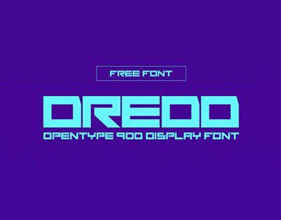 Free Dredd Display Font