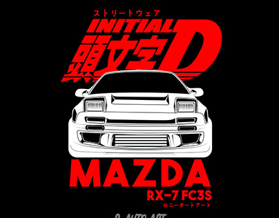Mazda rx7 initial d