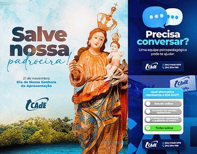 Posts Redes Sociais CAdE - Agência PAN 360º